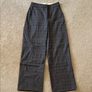 Aritzia Wilfred check agency pants